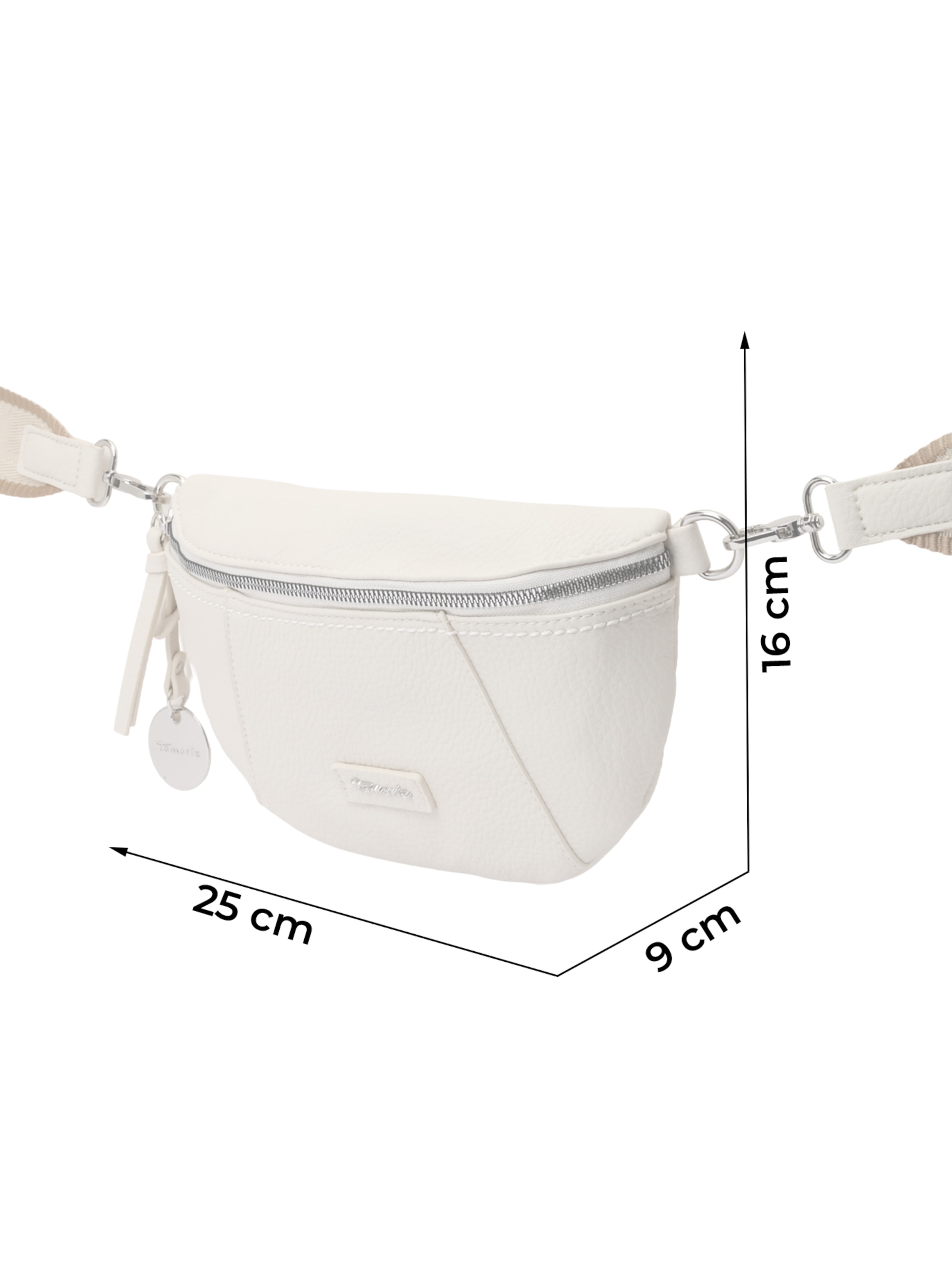 Tamaris Övtáska 'Kanelle' - fehér: elől