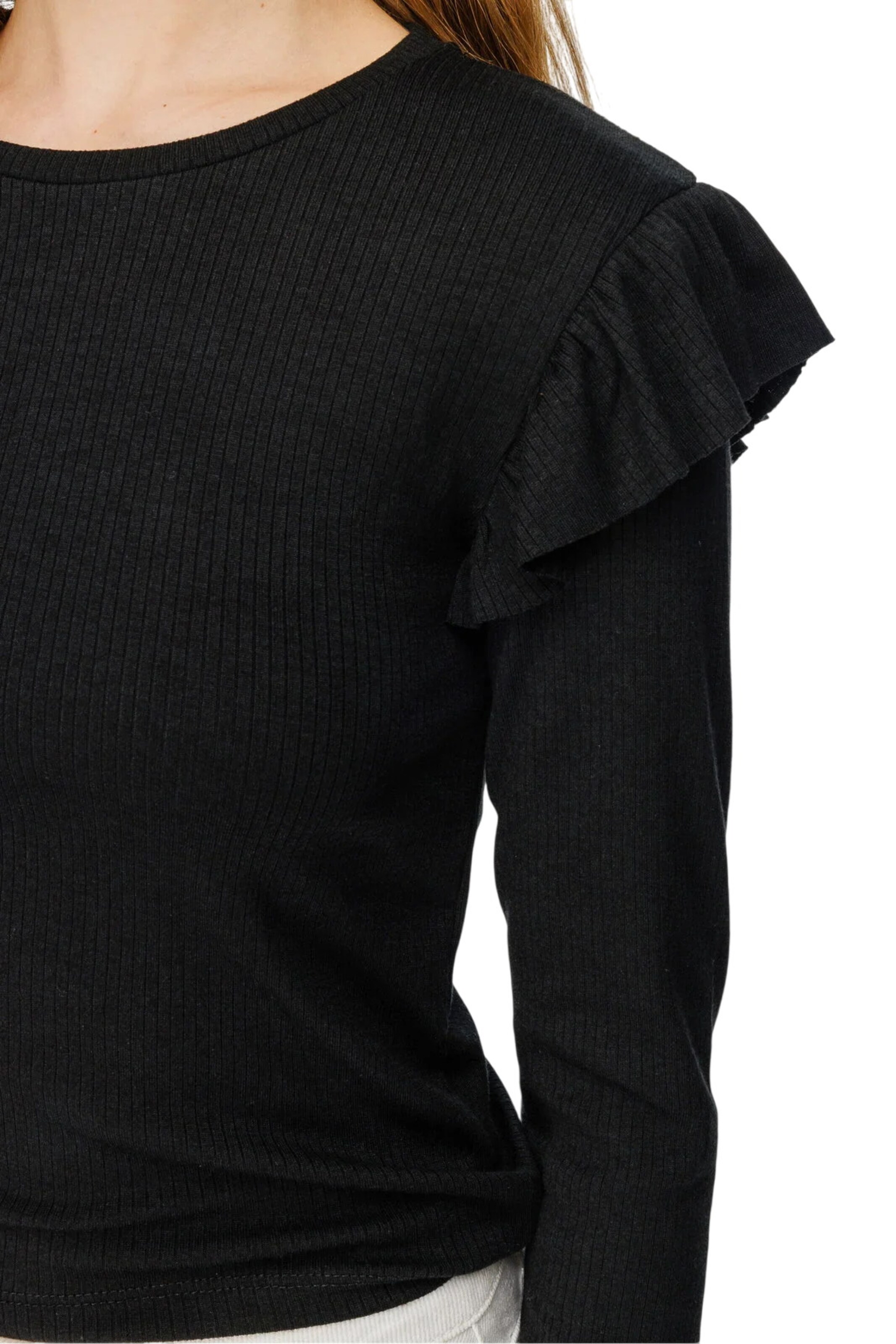 Alexa Dash Blouse in Black