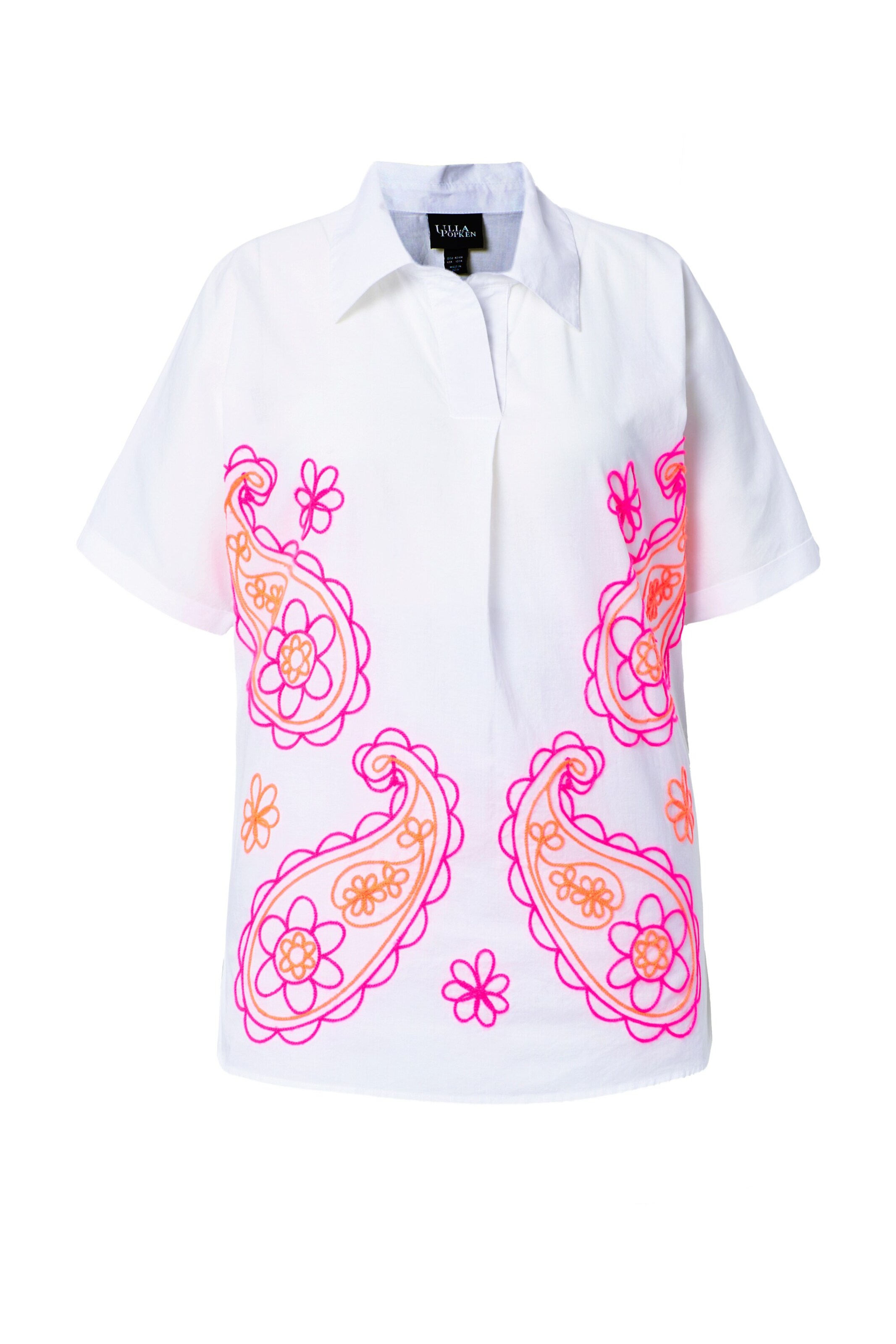 Ulla Popken Blouse in Wit: voorkant