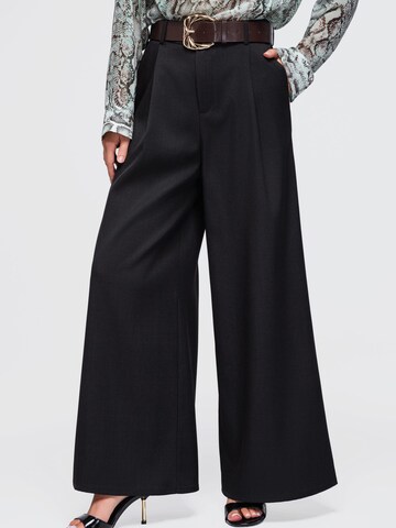 Ombre Regular Hose‌‌‌‌ in Schwarz: Vorderseite