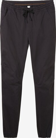 TOM TAILOR DENIM Tapered Pants in Grey: front