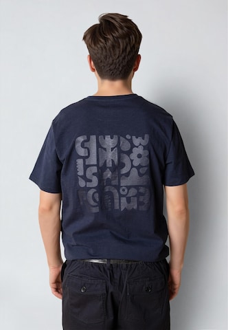T-Shirt 'Pauli' Clean Cut Copenhagen en bleu : devant