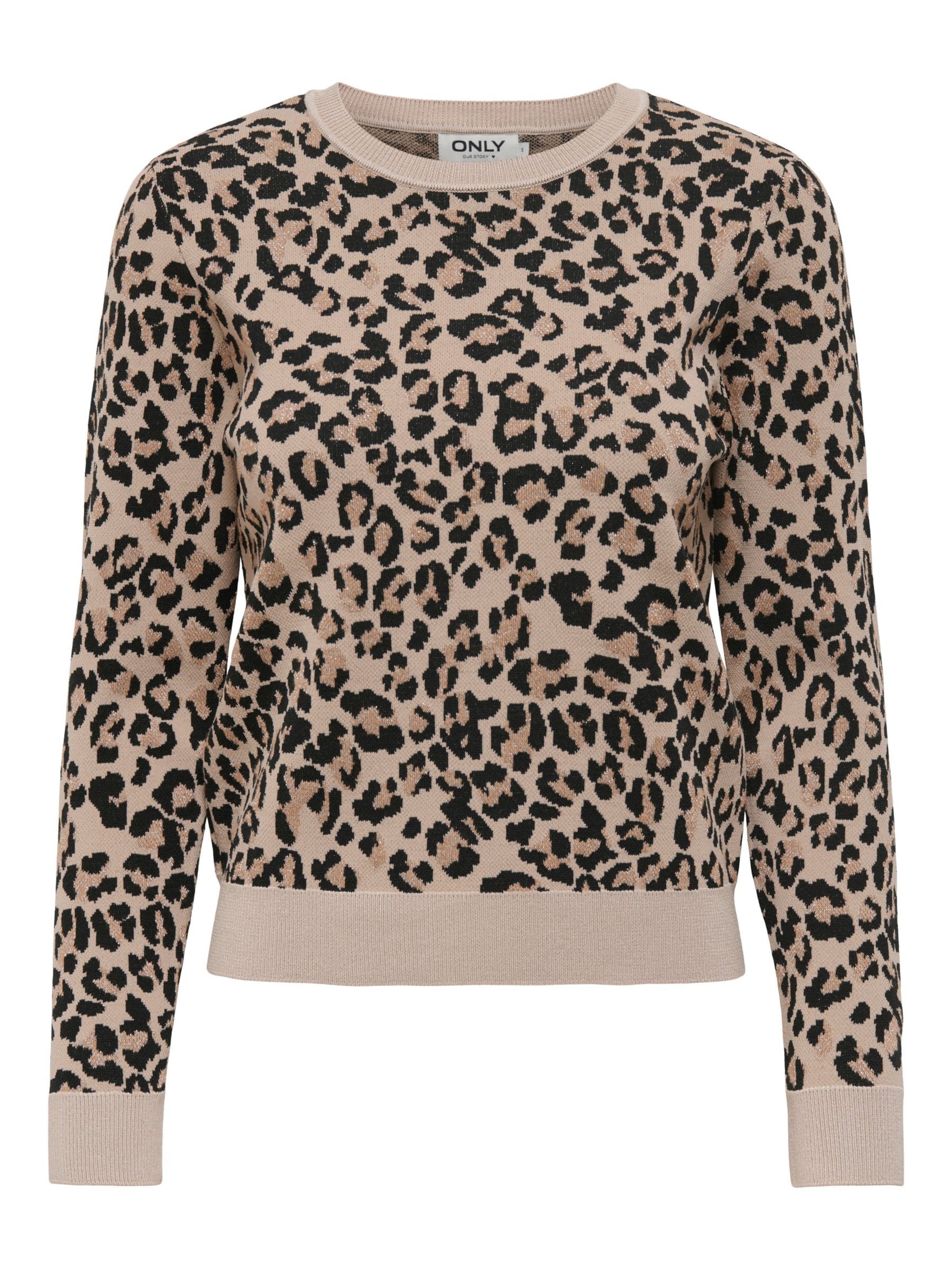 ONLY Pullover 'ONLPil' in Braun: Vorderseite