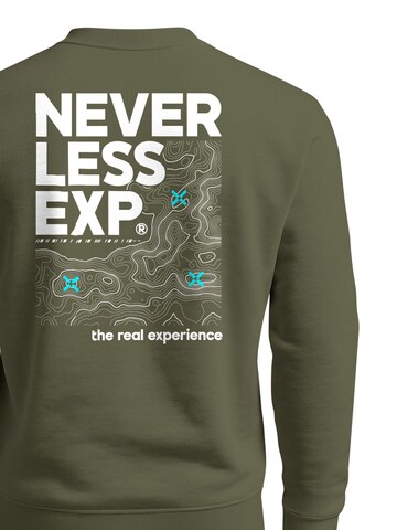 Neverless Sweatshirt 'Expedition' in Green