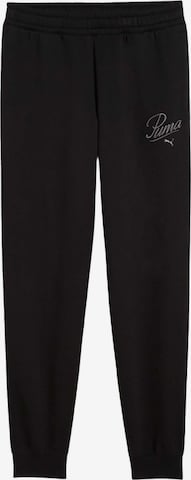 PUMA Sweathose 'ESSENTIALS SCRIPT' in Schwarz: Vorderseite