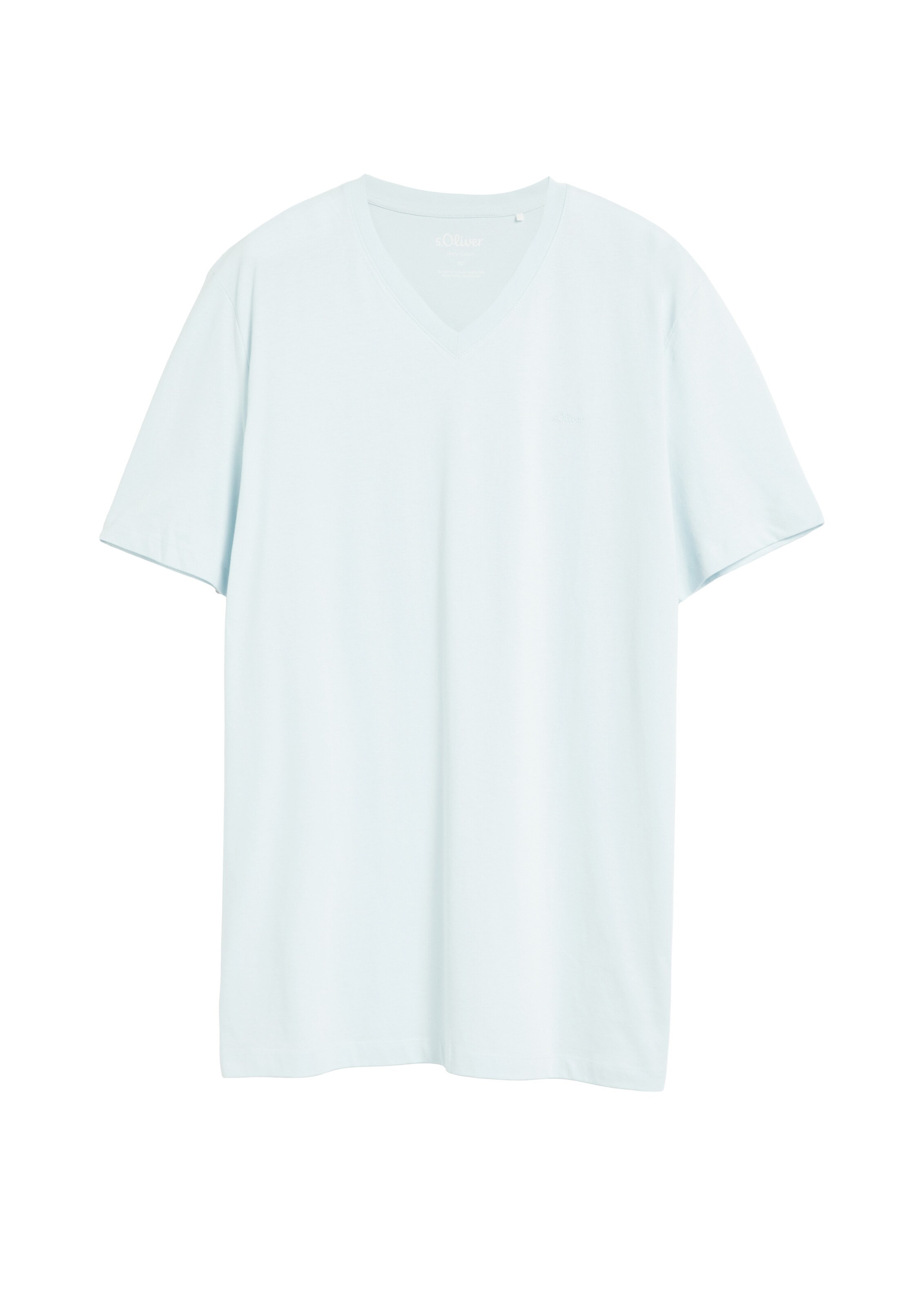 s.Oliver Men Tall Sizes T-Shirt in Blau: Vorderseite