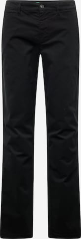 UNITED COLORS OF BENETTON Normalny krój Spodnie w kolorze czarny: przód