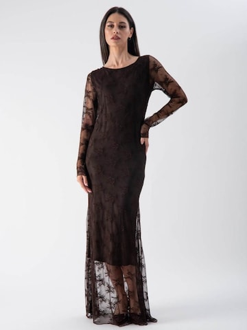 Robe MND en marron : devant