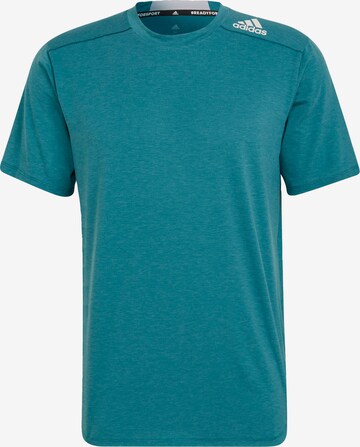 T-Shirt fonctionnel 'Designed for Training' ADIDAS SPORTSWEAR en bleu : devant