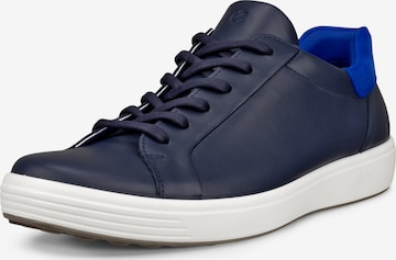 Baskets basses 'Soft 7' ECCO en bleu : devant