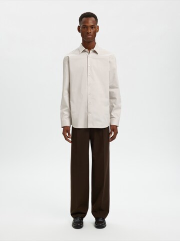 SELECTED Slim fit Πουκάμισο σε μπεζ