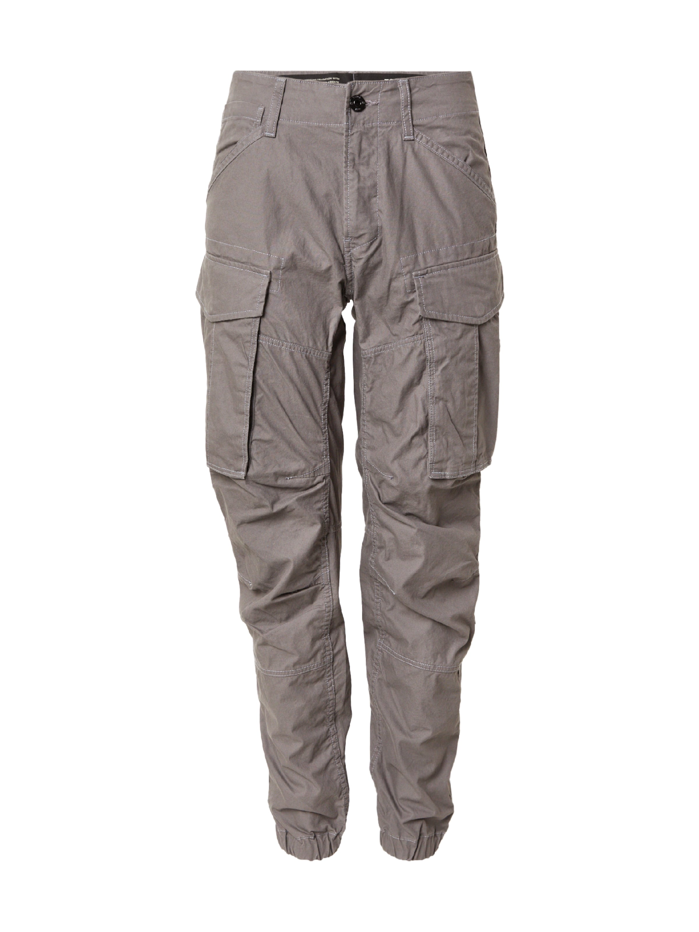 Effilé Pantalon cargo G-STAR en gris : devant