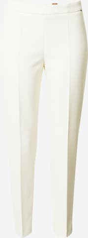 BOSS Black Regular Pants 'Tiluna' in White: front