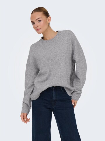 ONLY Pullover 'ONLRENE' in Grau: Vorderseite