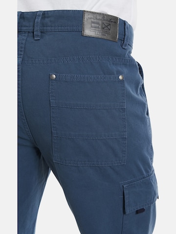Jan Vanderstorm Regular Cargo Pants 'Macha' in Blue