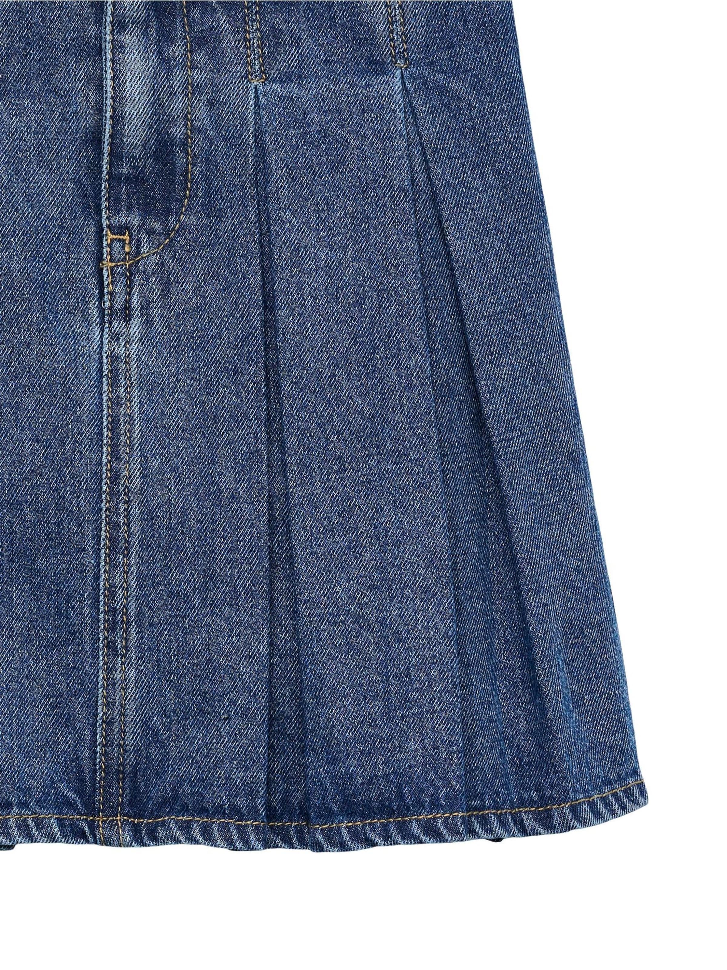 Vero Moda Girl Rok 'VMDanni' in Blauw