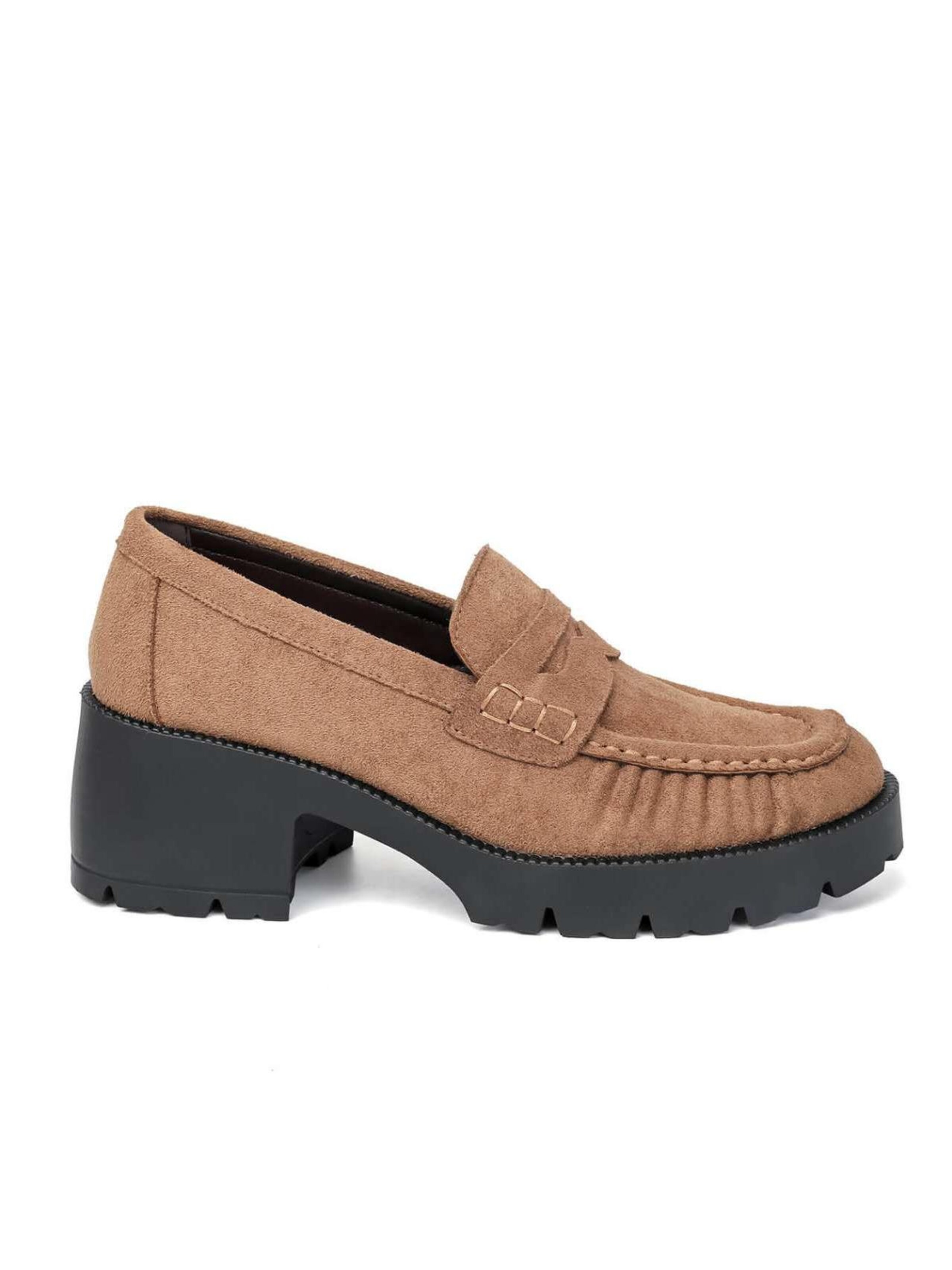 Mocassin VERA Collection en beige : devant