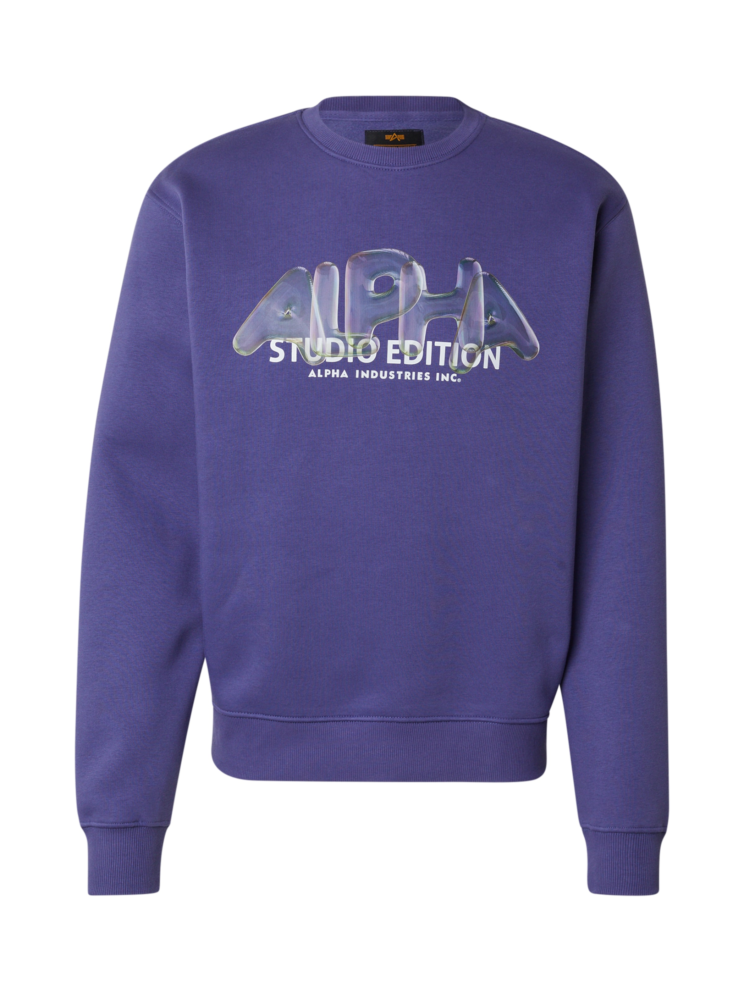 Sweat-shirt 'Studio Edition Vibe' ALPHA INDUSTRIES en violet : devant