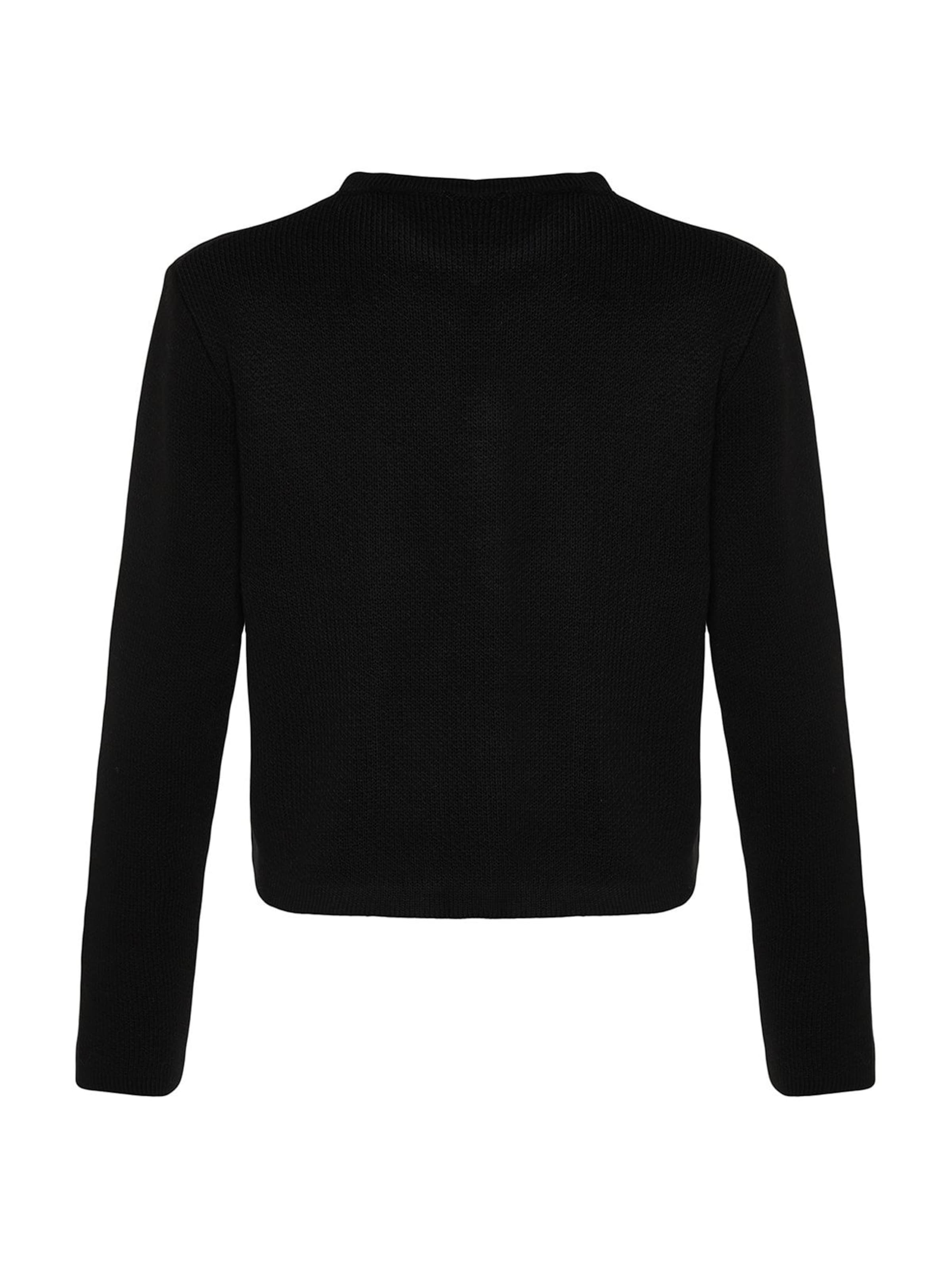 Trendyol Gebreid vest in Zwart