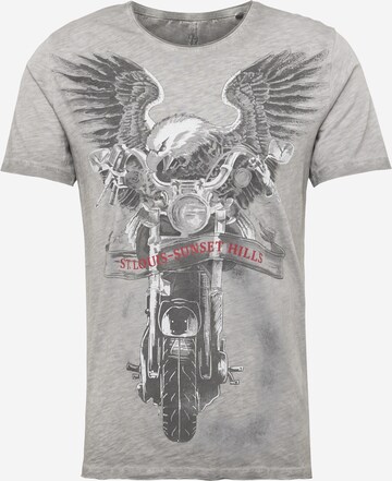 T-Shirt 'MT SUNSET HILLS' Key Largo en gris : devant