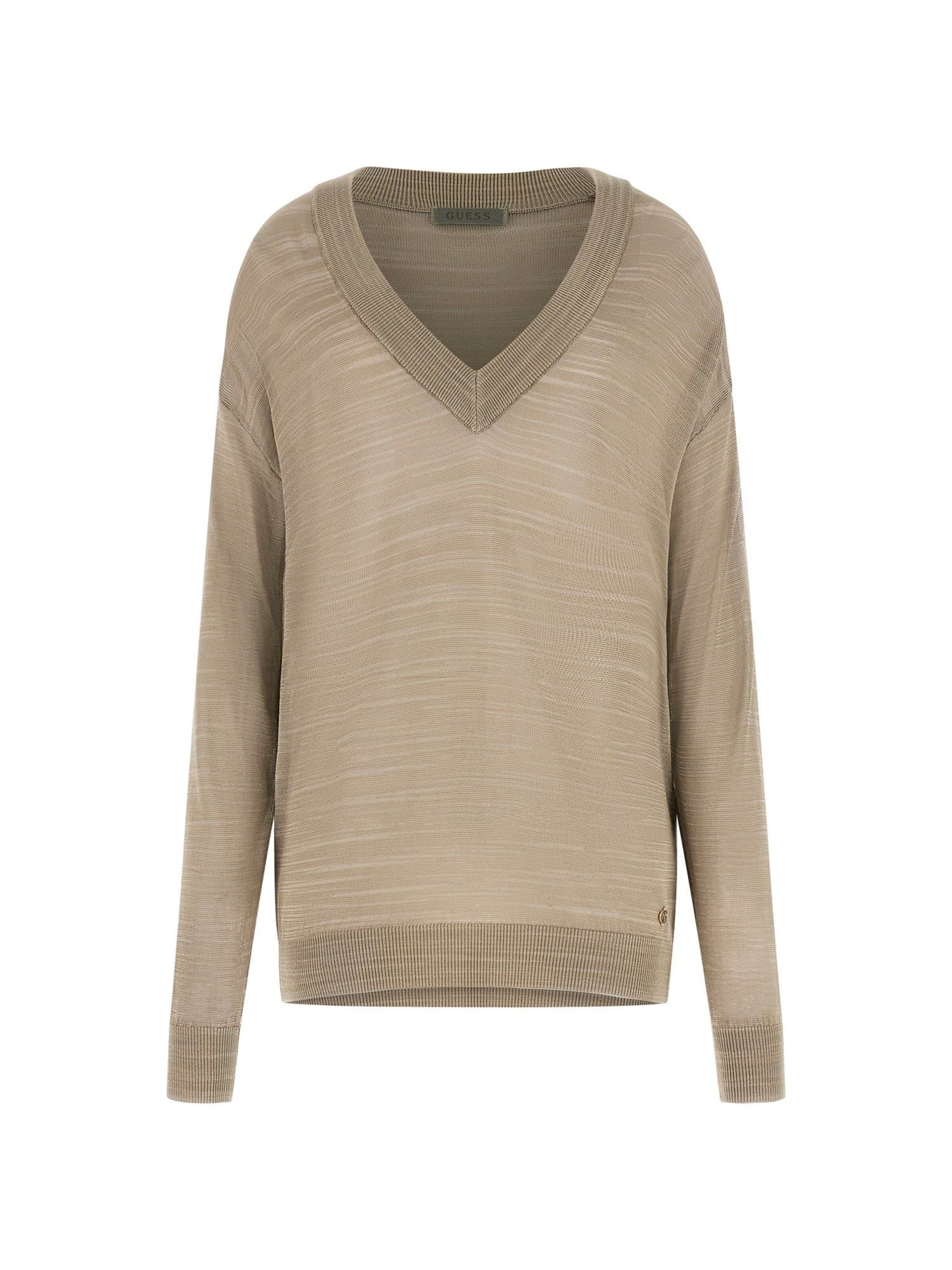 GUESS Sweater in Beige: front