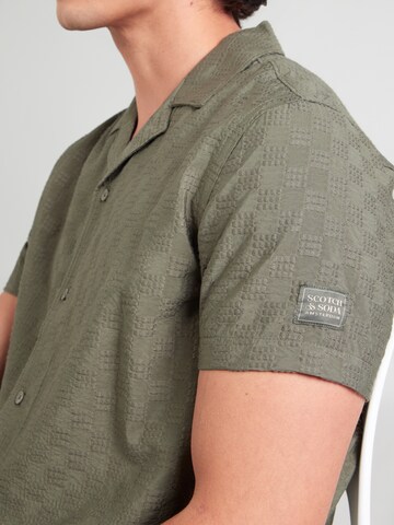 SCOTCH & SODA Regular fit Srajca | zelena barva