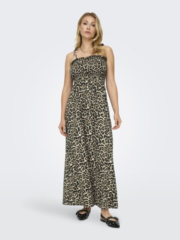 ONLY - Vestido de verano en marrón