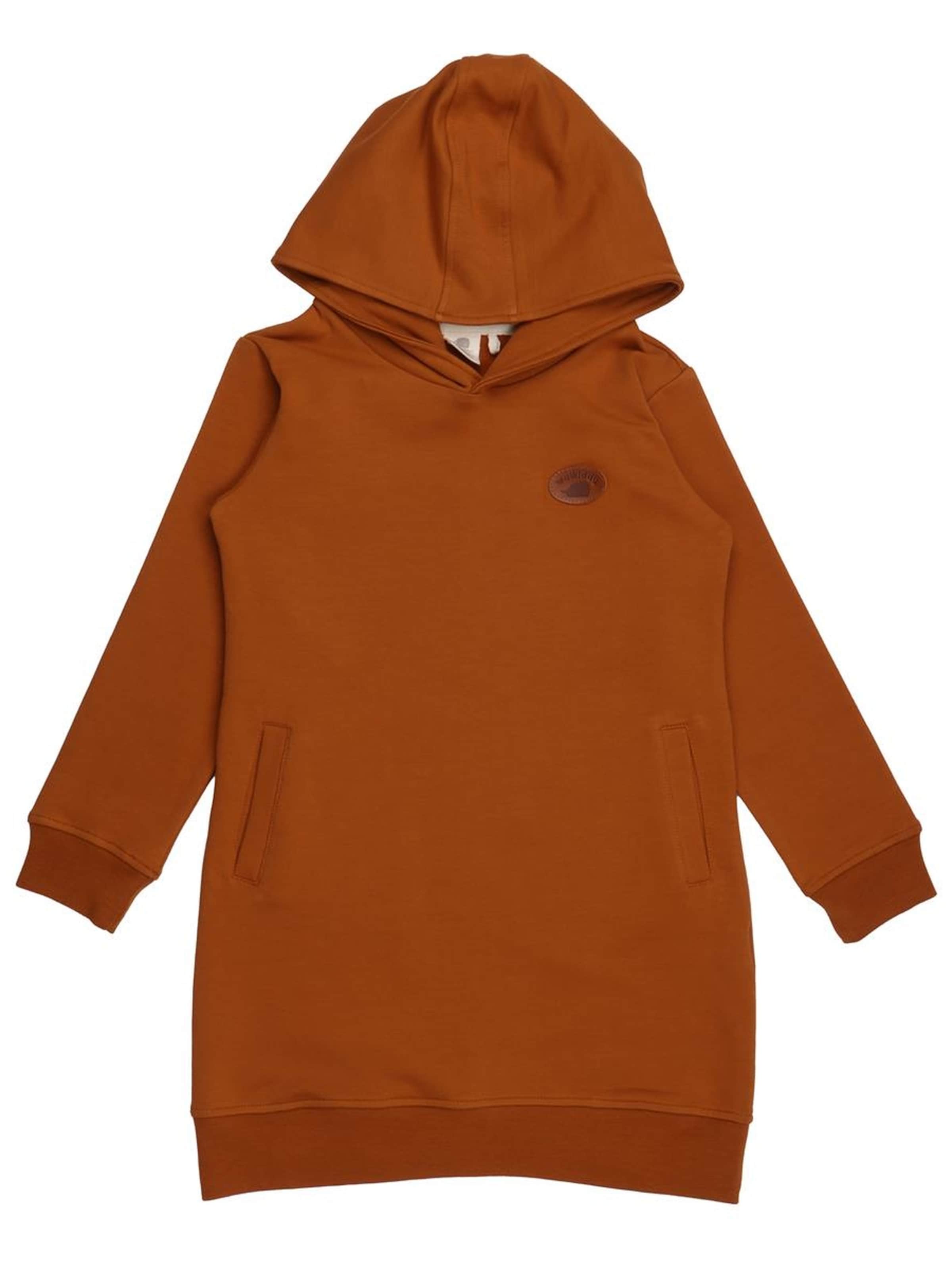 Walkiddy Dress 'Terracotta' in Brown: front