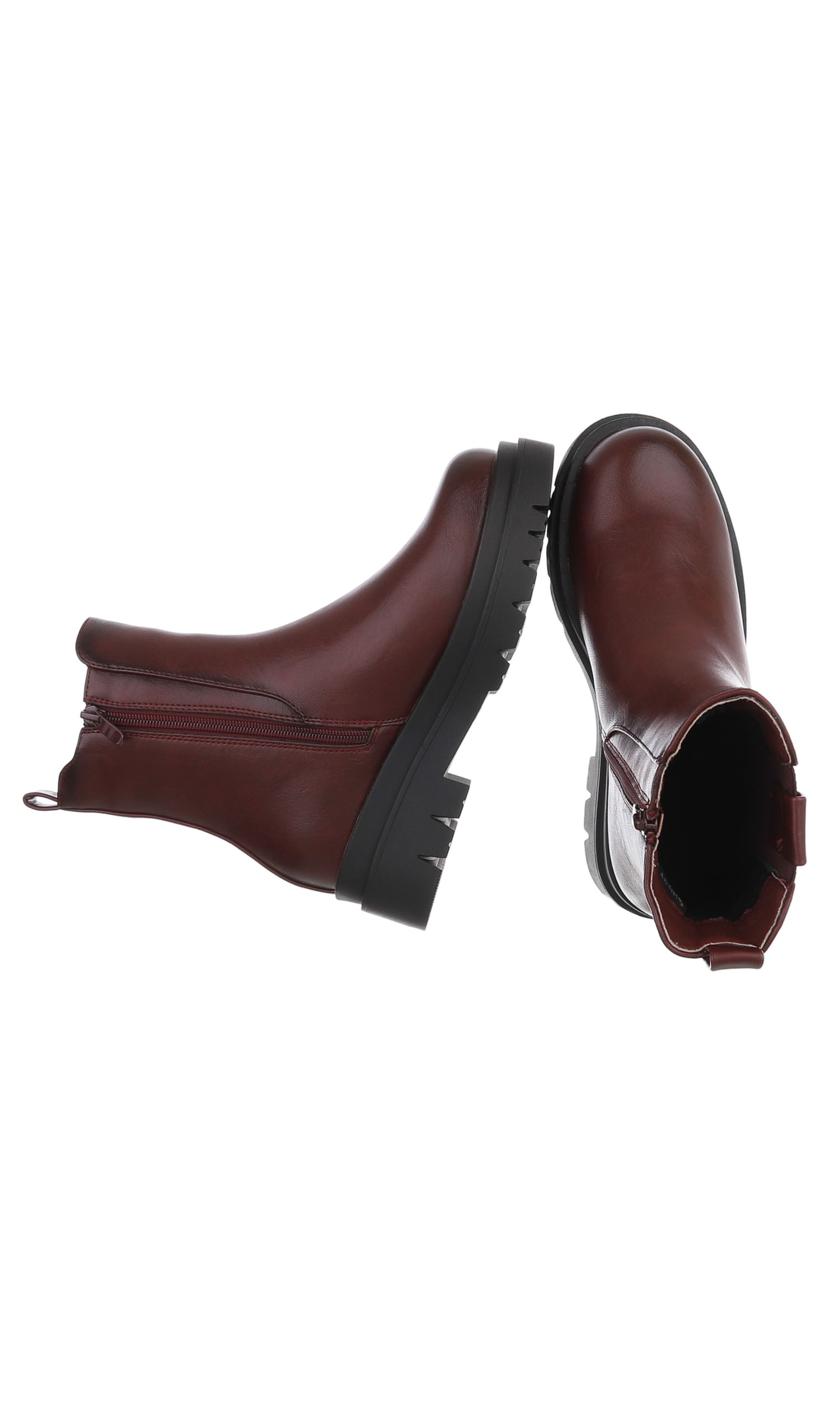 Ital-Design Stiefelette in Rot