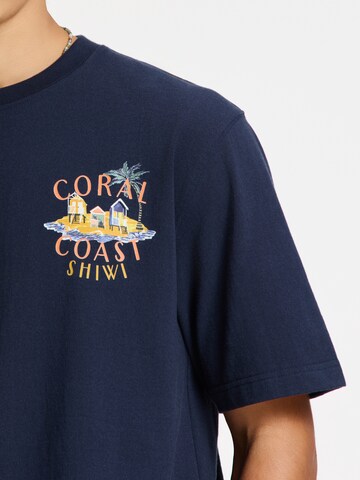 Shiwi Shirt 'Finn Coral Coast' in Blauw