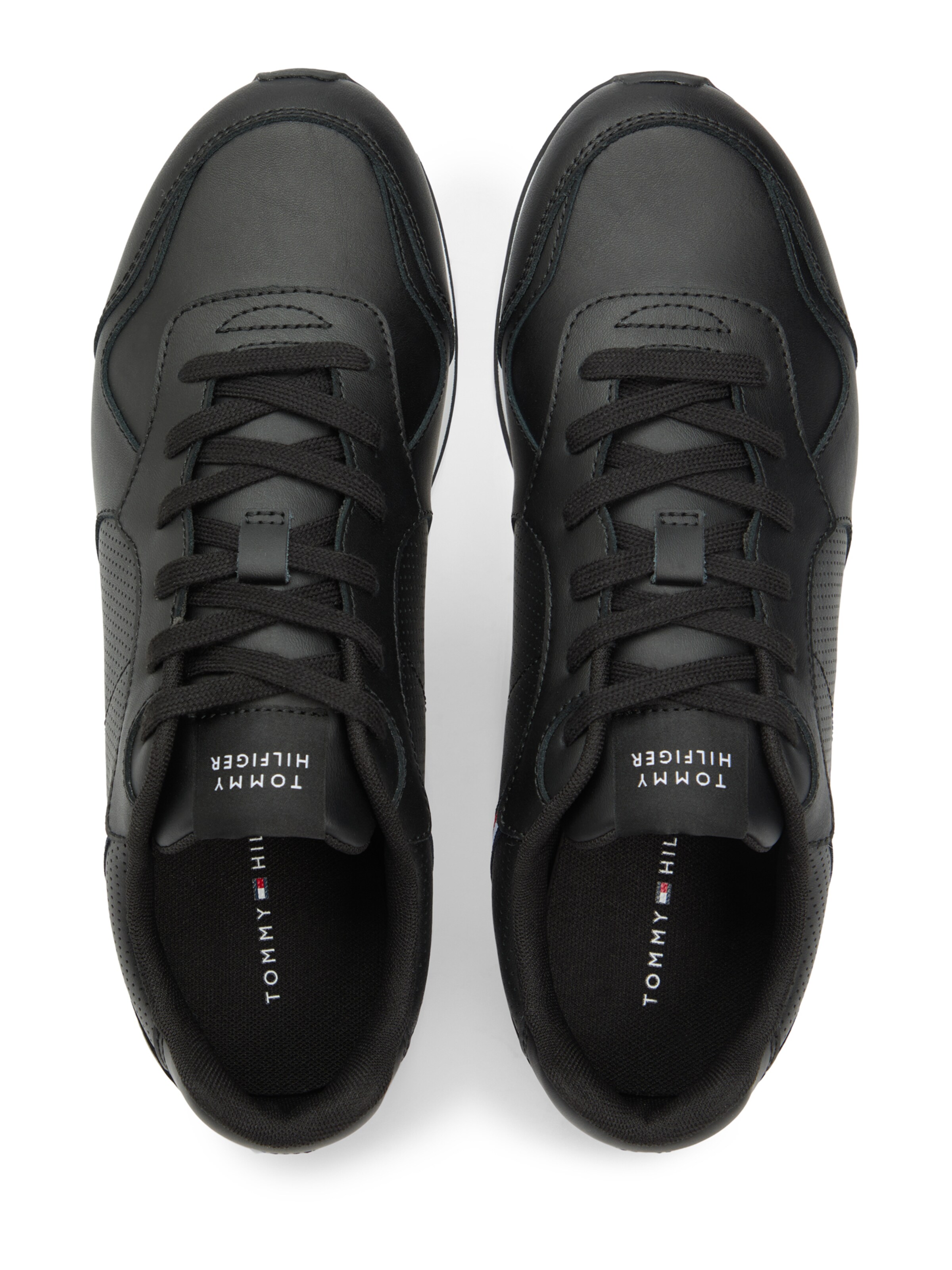 TOMMY HILFIGER Rövid szárú sportcipők - fekete