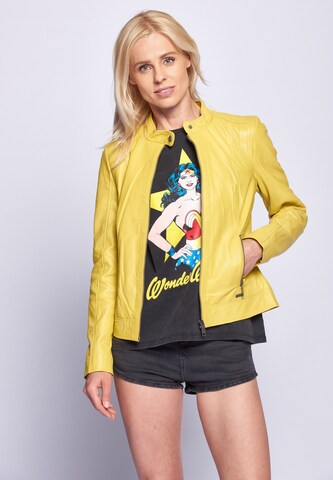 Maze Between-Season Jacket 'Marcie' in Yellow