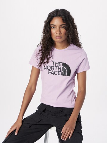 T-shirt THE NORTH FACE en violet : devant