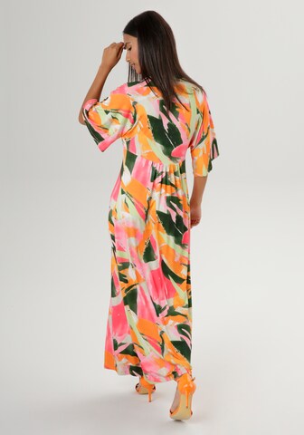 Aniston SELECTED Summer Dress in Mixed colors