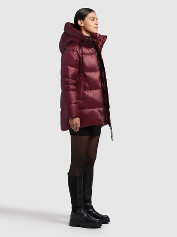 khujo Winter Jacket 'Cara' in Red