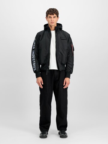 ALPHA INDUSTRIES Übergangsjacke 'MA-1 D-Tec'‌‌‌‌ in Schwarz