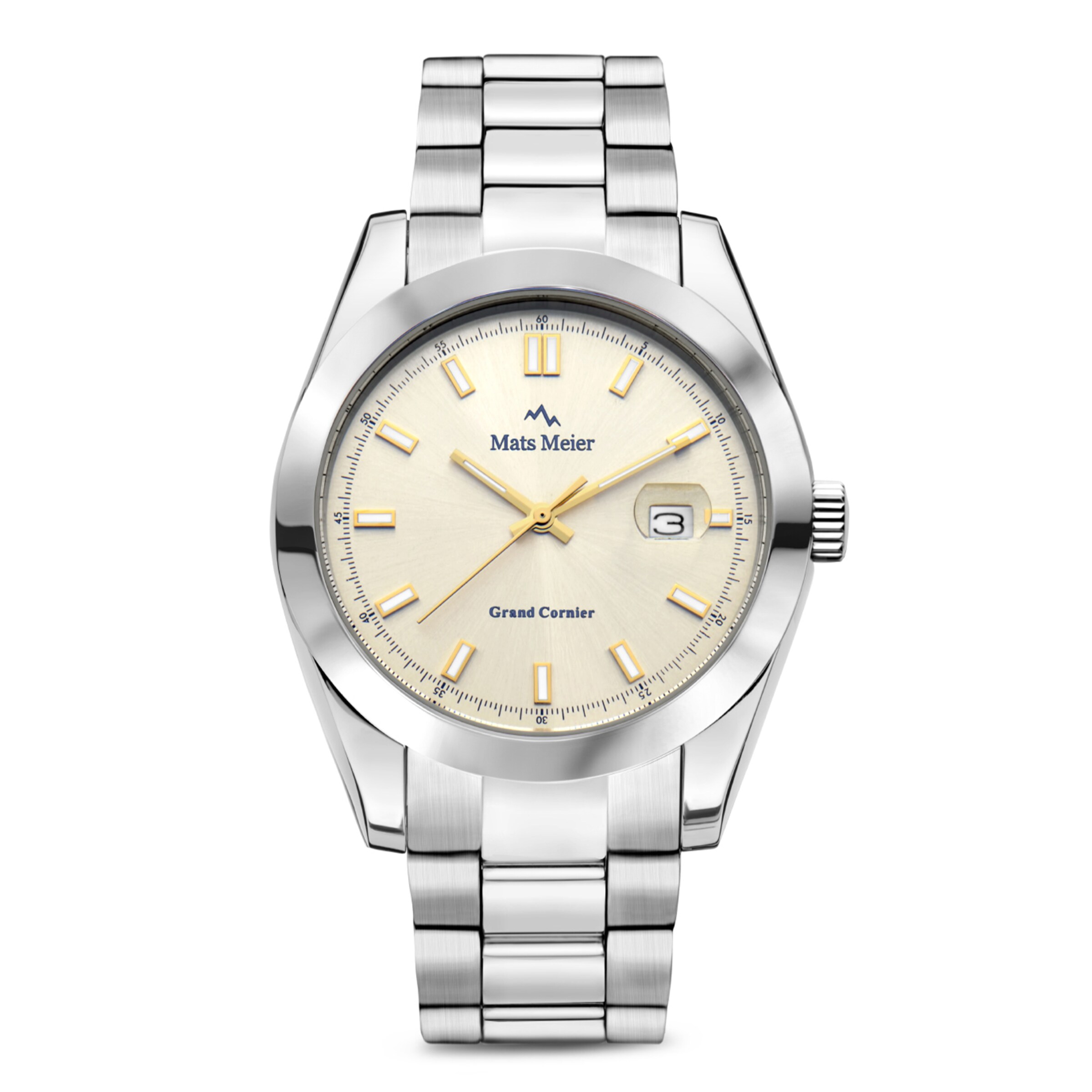 Mats Meier Analog watch in Silver: front
