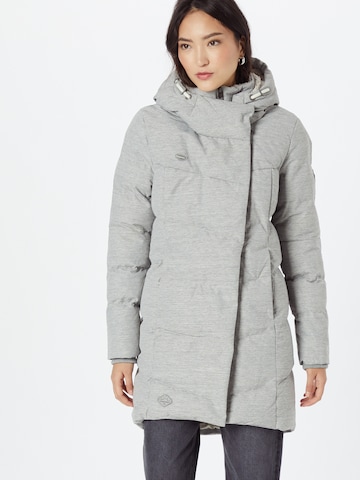 Ragwear Winter Coat 'Pavla' in Grey: front