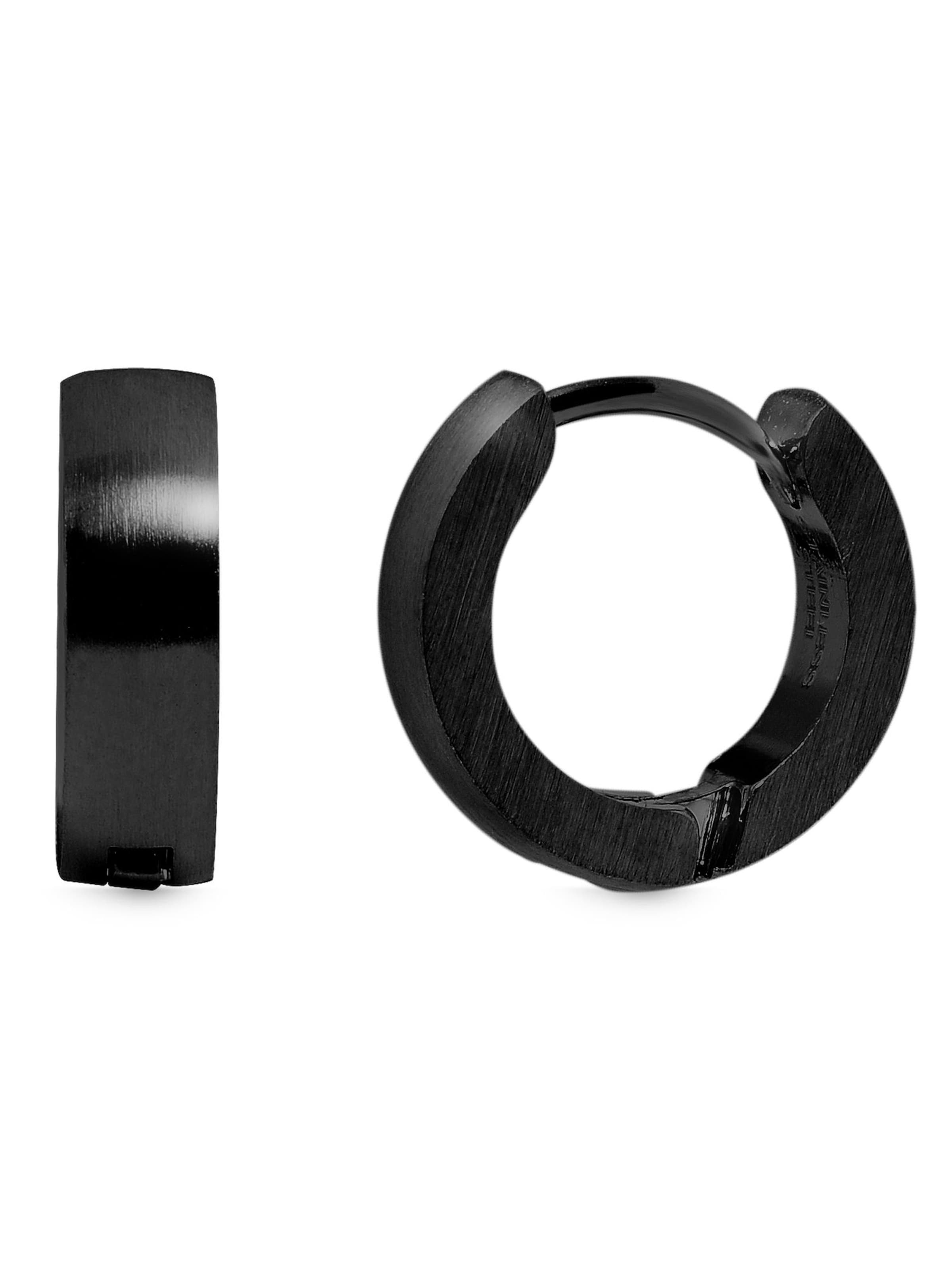 Akzent Earrings 'Messalie, langlebig' in Black: front