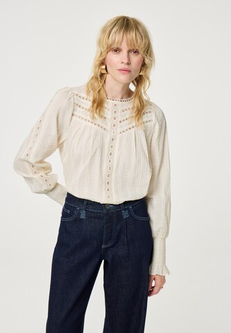 Fabienne Chapot Blouse in Wit: voorkant