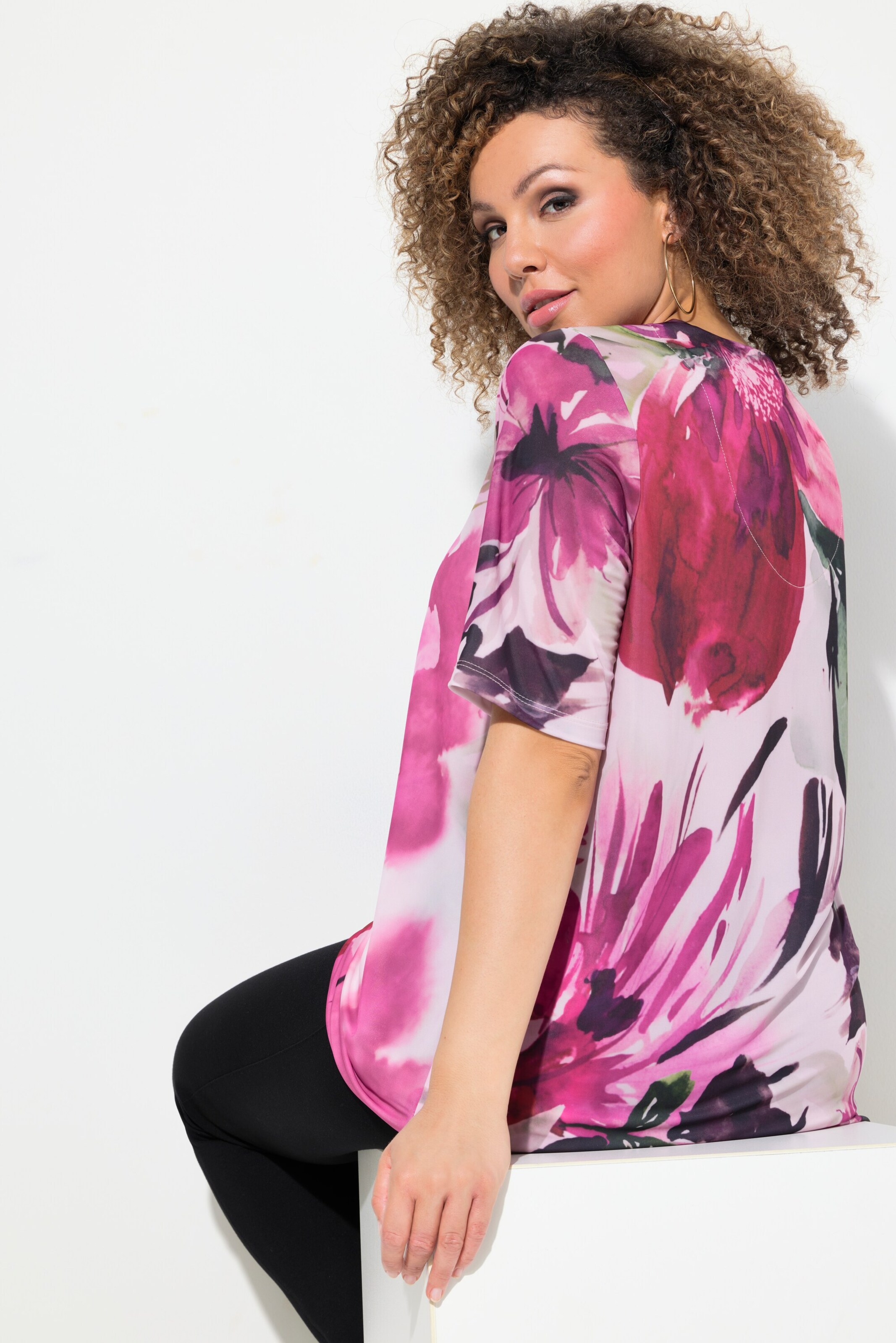 Ulla Popken Shirt in Purple