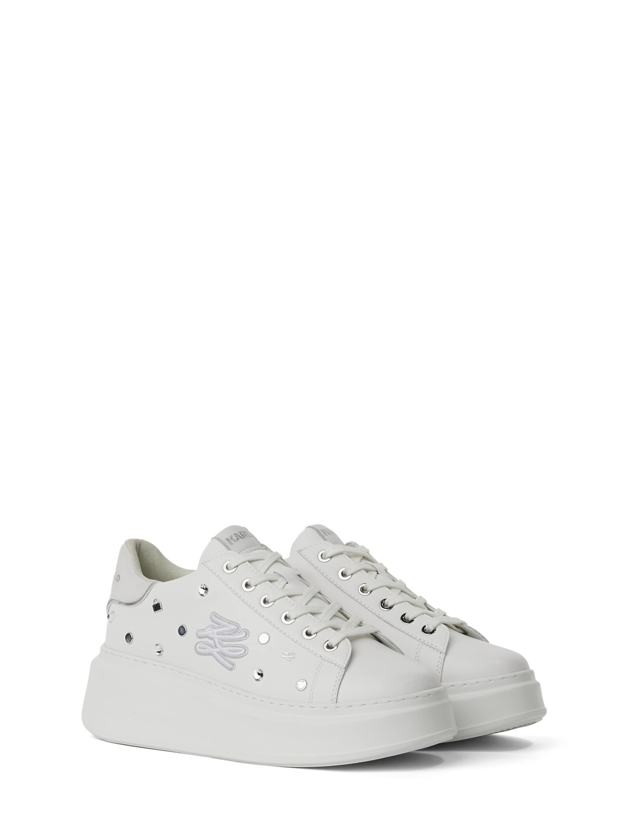 balts Karl Lagerfeld Zemie brīvā laika apavi