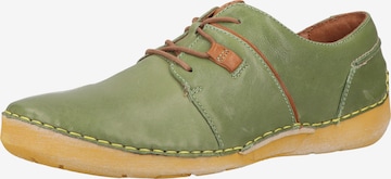 JOSEF SEIBEL Lace-Up Shoes 'Fergey 91' in Green: front