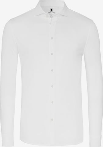 Chemise DESOTO en blanc : devant