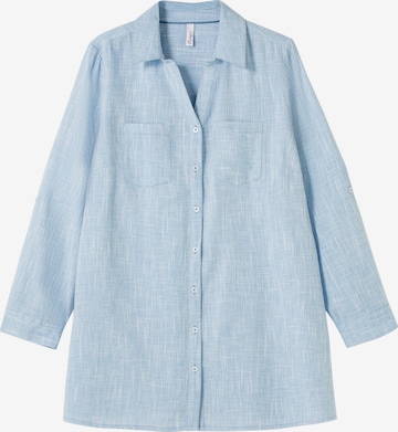 Camicia da donna di SHEEGO in blu: frontale