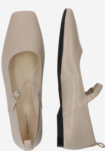 VAGABOND SHOEMAKERS Ballerina met riempjes 'DELIA' in Wit