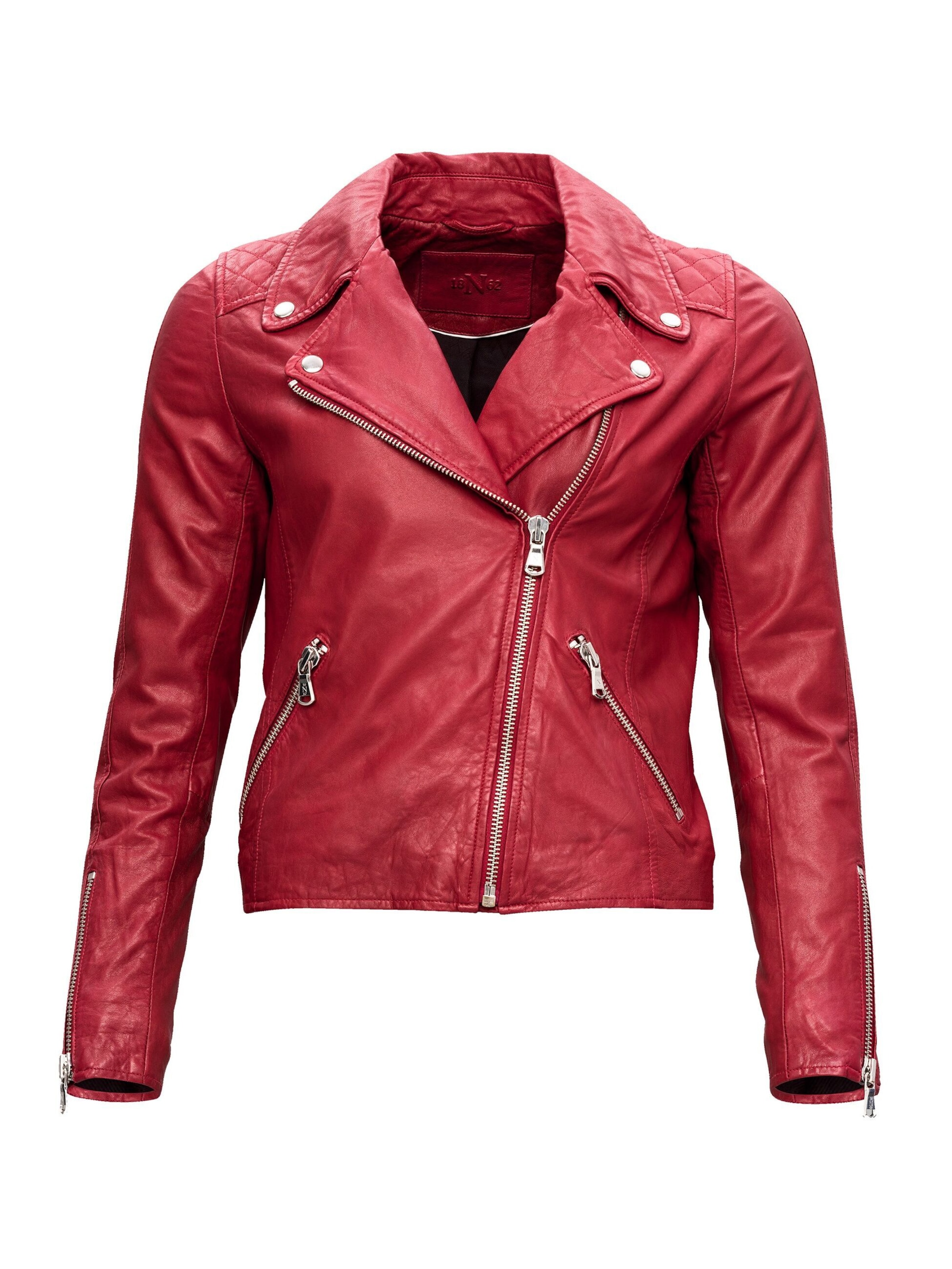 18N62 Between-season jacket 'NEAPRILIA' in Red: front