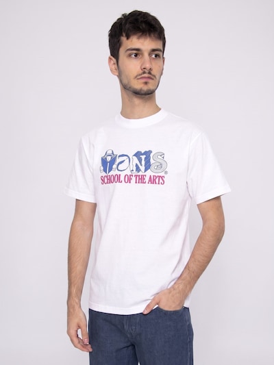 VANS Koszulka 'Art Skool SS Tee White' w rozmiarze S w kolorze białym, Podgląd produktu