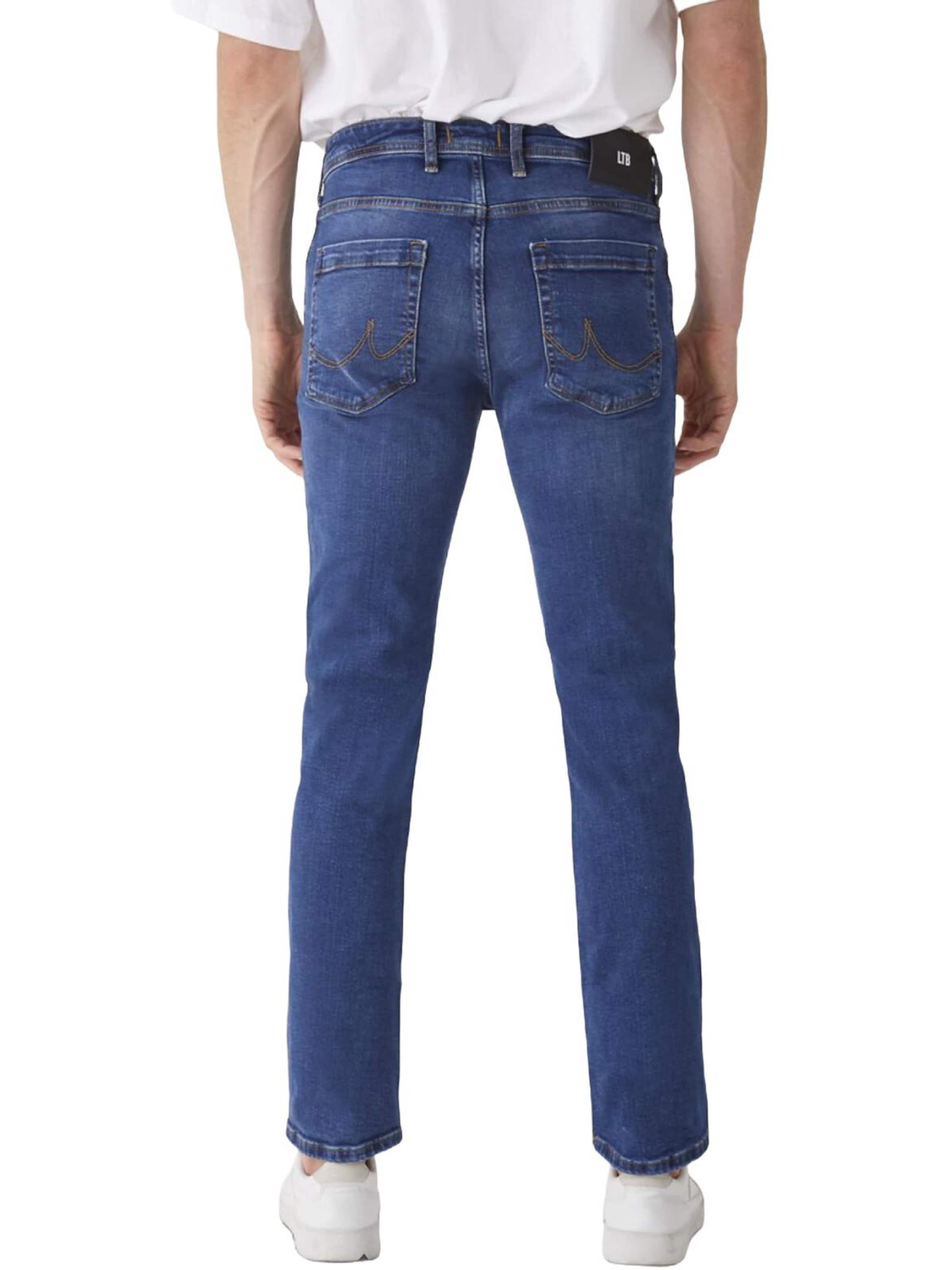 LTB Jeans - regular Vaquero 'LTB Jeans Herren Paul X Straight Leg Mid Waist Jeans' en azul