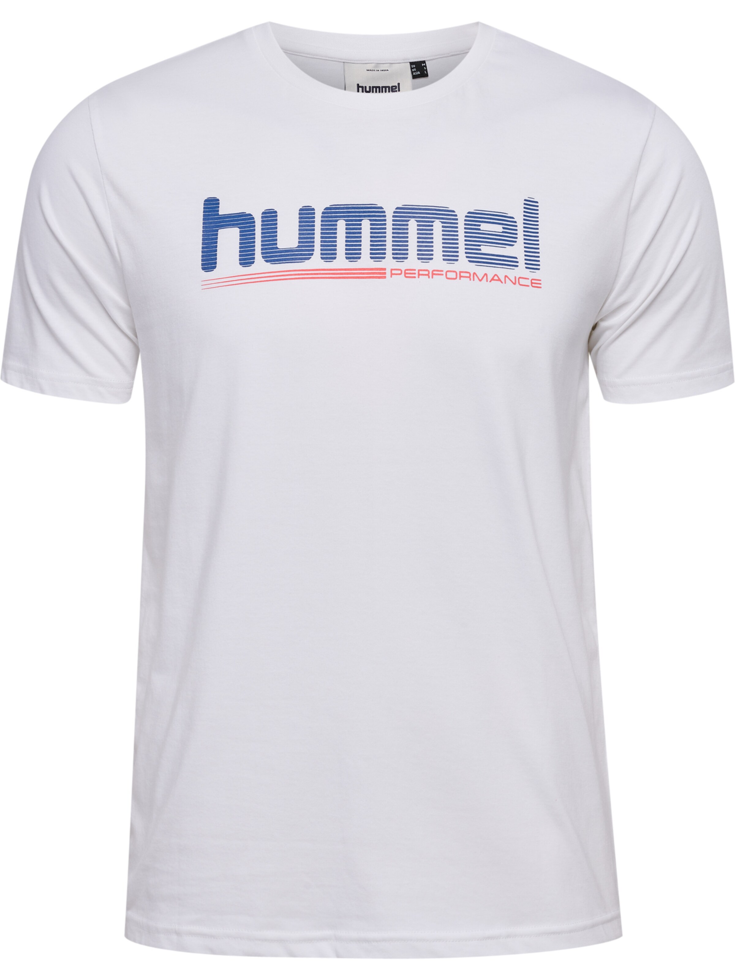 Hummel Bluser & t-shirts i blå / blodrød / hvid, Produktvisning